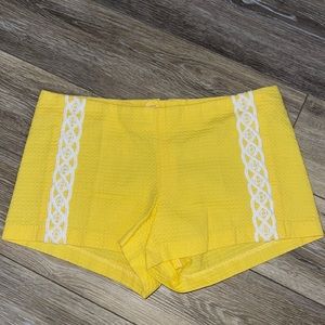 Lilly Pulitzer Yellow Shorts